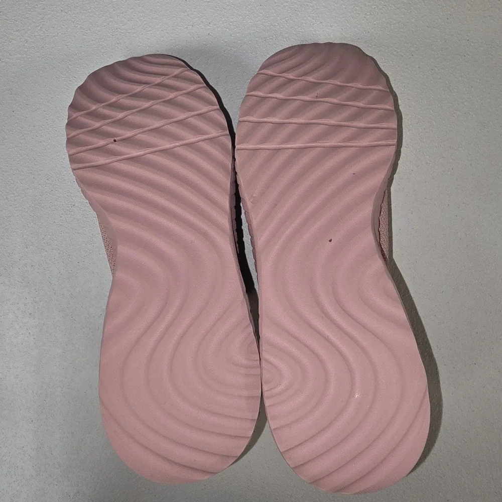 Skechers BOBS Slip-ins Shoes Women 7.5 Pink Memory Foam Walk SN 117500 Comfort